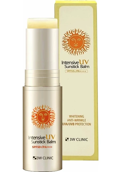 3W CLiNiC Stick Güneş Koruyucu Intensive Uv Sun Stick Balm Spf 50+ / Pa++++