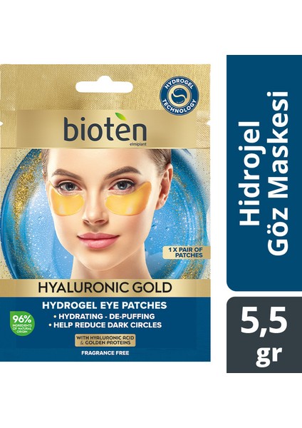 Hyaluronic Gold Göz Maskesi (Patches) 5,5 gr