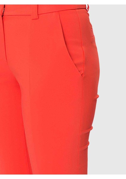 Kadın Paça Detaylı Nar Çiçeği Pantolon-K1812070-112 fırsatları