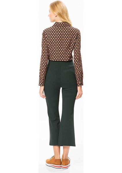 Bol Paça Kadın Pantolon Yeşil K1812123_012 indirimleri