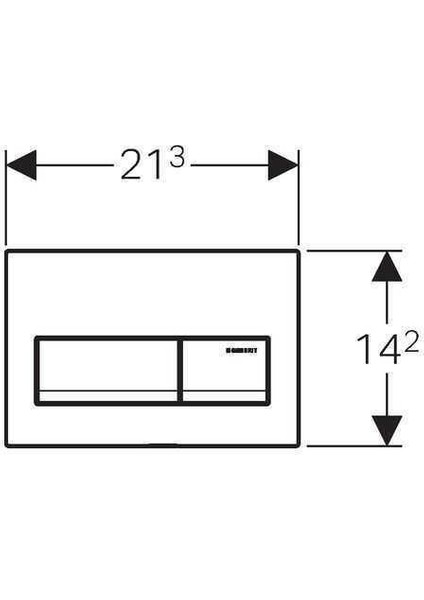 Alpha Gömme Rezervuar Seti 8 cm - ALPHA50 Siyah