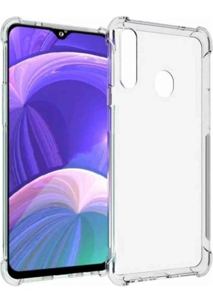 Realme 6 Shock Absorbing Darbe Emicili Şeffaf Silikon Kılıf