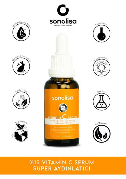 Vitamin C %15 Serum 30 ml