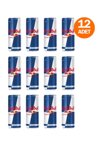 Red Bull Enerji Içeceği 250 ml (12 Adet)