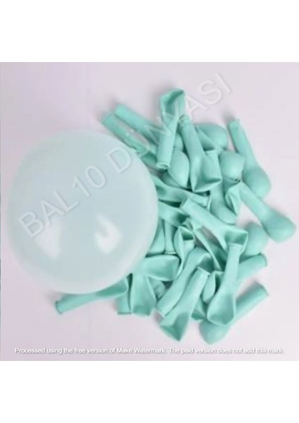 Makaron 6 Inç Yeşil Balon 50 Adet
