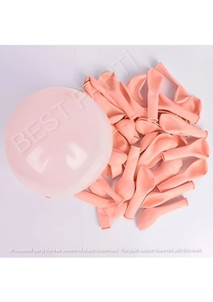 Makaron 6 Inç Somon Balon 50 Adet