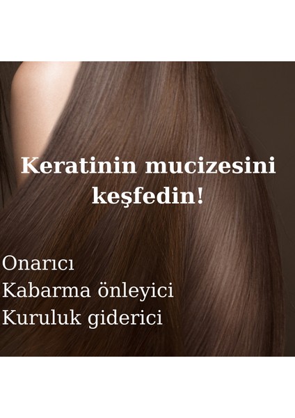 Keratin Saç Bakımı Premium Saç Serumu Onarıcı, Canlandırıcı, Yumuşatıcı 50 ml