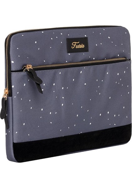 15.6 inch Dark Blue Paints Macbook- Laptop Çantası