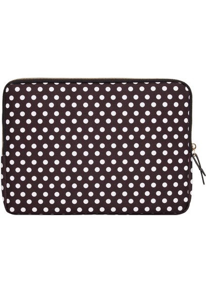 15.6 inch Black Polka Dot Macbook- Laptop Çantası