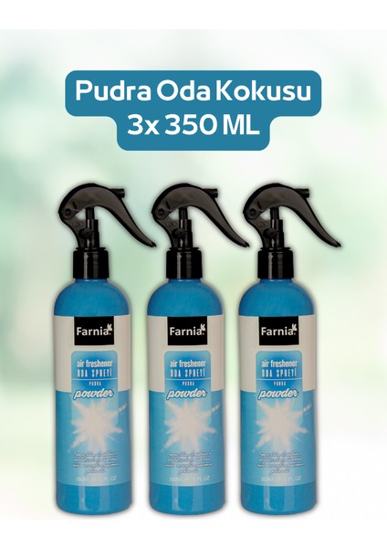 Pudra Oda Spreyi 350 ml Powder 3 Adet