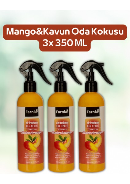 Kavun & Mango Oda Spreyi 350 ml Melon & Mango 3 Adet