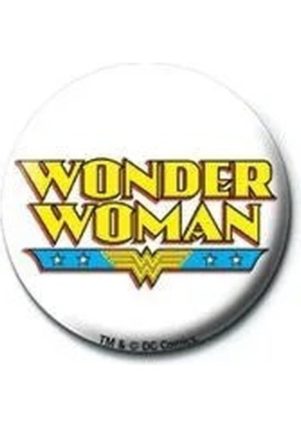 Rozet Dc Comics Wonder Woman Logo
