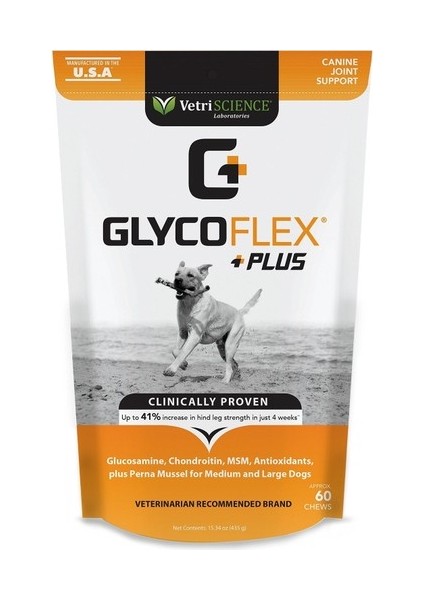 Vetriscience Glycoflex Plus Köpek Eklem Destekleyici 60 Tablet