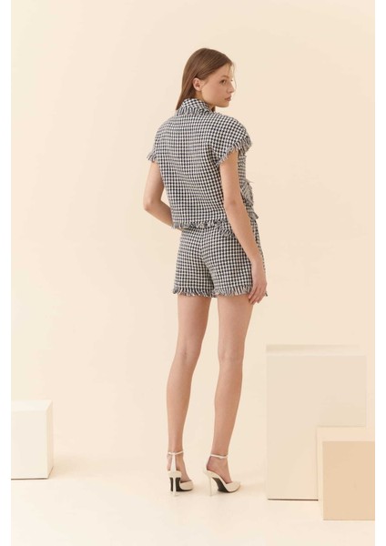 Tek Düğmeli Ceket Lacivert - Beyaz Y2316006_395 fiyatları