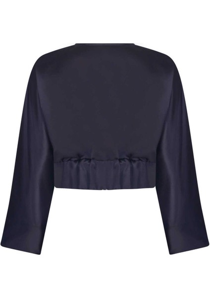 Beli Lastikli Bomber Kadın Ceket Siyah K2216504_001 indirimleri