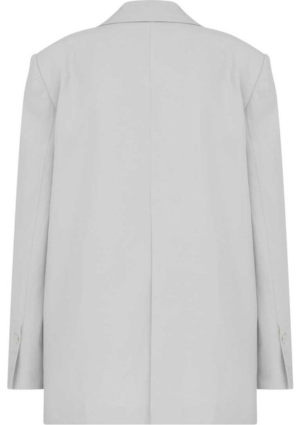 Cepli 2 Düğmeli Ceket Gri Y2316019_004