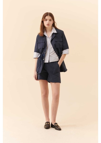 Blazer Ceket Lacivert Y2316037_015