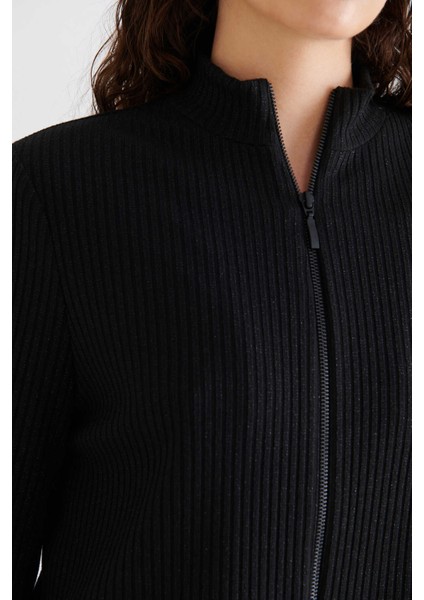 Fitilli Kadın Ceket Siyah K2316071_001 modelleri