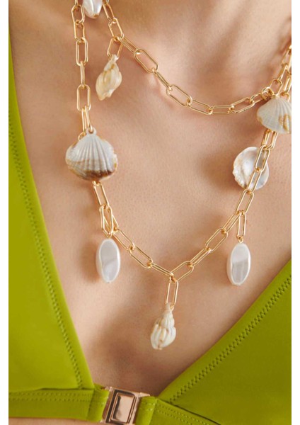 Deniz Kabuklu Aksesuarlı Kolye Standart Renk Y2286234_089 fiyatları