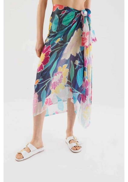 Desenli Renkli Şal Standart Renk Y2284113_089 modelleri