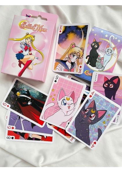 Planet Butik Anime Sailor Moon Iskambil Poker Kartı