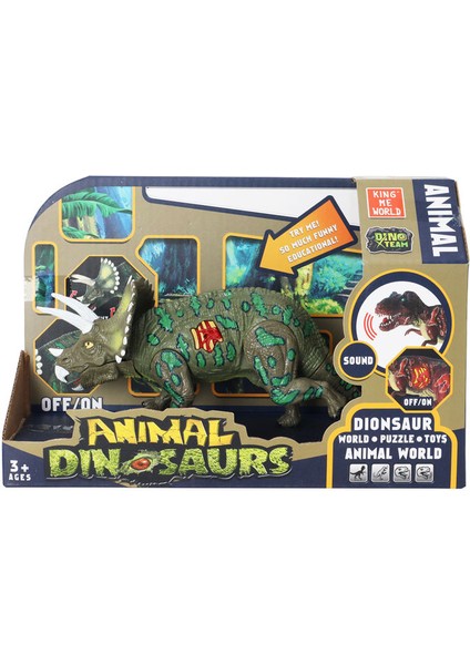 Animal Dinosaurs Serisi Sesli Işıklı Dino A5