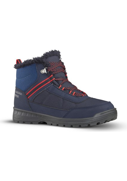 Quechua Çocuk Kar Botu - Su Geçirmez - 35 / 38 - Lacivert - Sh100 Warm