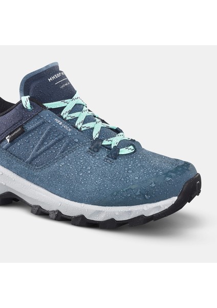 Quechua Kadın Dağda Yürüyüş Ayakkabısı - Mavi - Mh500