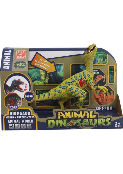Animal Dinosaurs Serisi Sesli Işıklı Dino A7