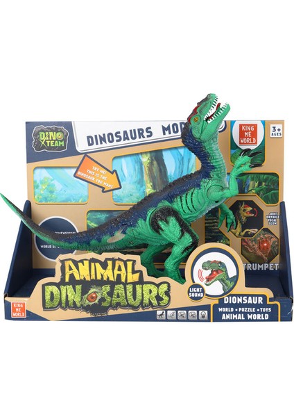 Animal Dinosaurs Serisi Sesli Işıklı Dino A4