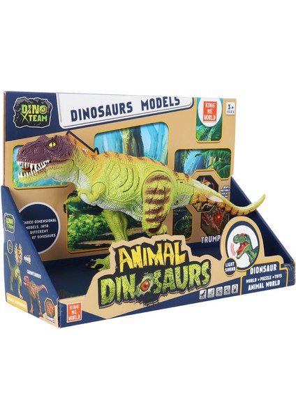 Animal Dinosaurs Serisi Sesli Işıklı Dino A1