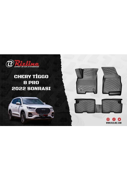 Chery Tiggo 8 Pro 2022 Sonrası Paspas