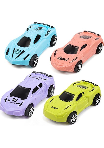 Mini Atalet Araba Oyuncak Yarış Teması-4 Adet (Yurt Dışından)