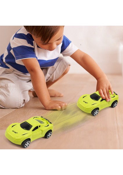 Mini Atalet Araba Oyuncak Yarış Teması-4 Adet (Yurt Dışından)