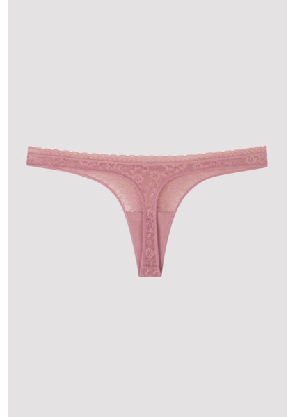 Easy Lace V Kesim Pembe Tanga Külot fırsatları