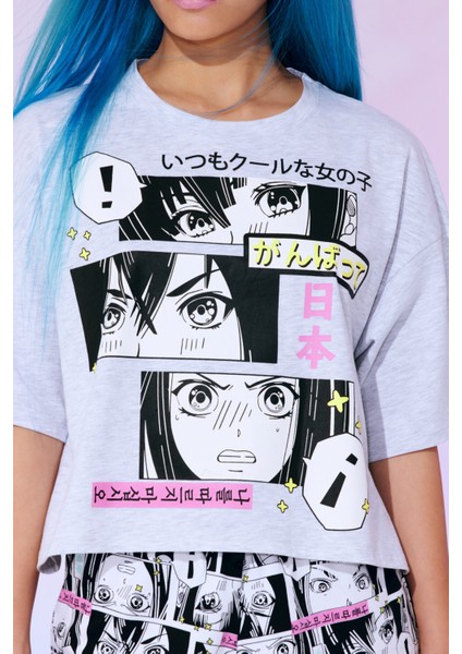 Aktif Anime Desenli Tişört-anime Koleksiyonu modelleri