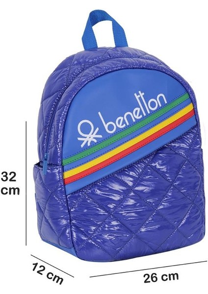 Kapitone Anaokulu Çantası 70265 Mavi fırsatları