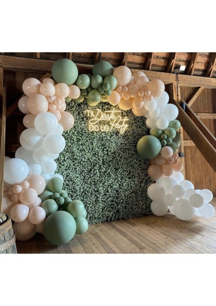 Pastel Balon Zinciri Soft Renkler