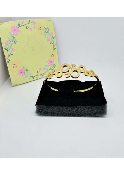 Çelik Roma Taşlı Kelepçe Mıknatıslı