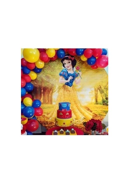 Pamuk Prenses Temalı Balon ve Balon Zincir