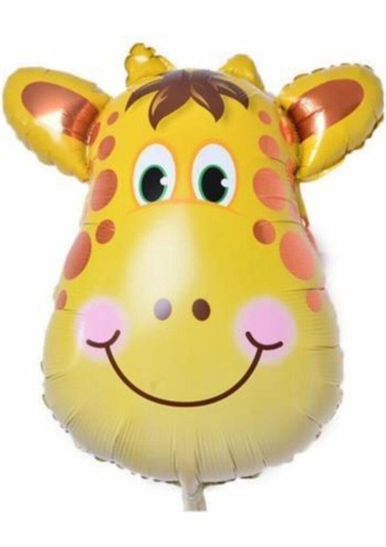 5 Adet Safari Konsepti Doğum Günü Hayvan Folyo Balon Seti
