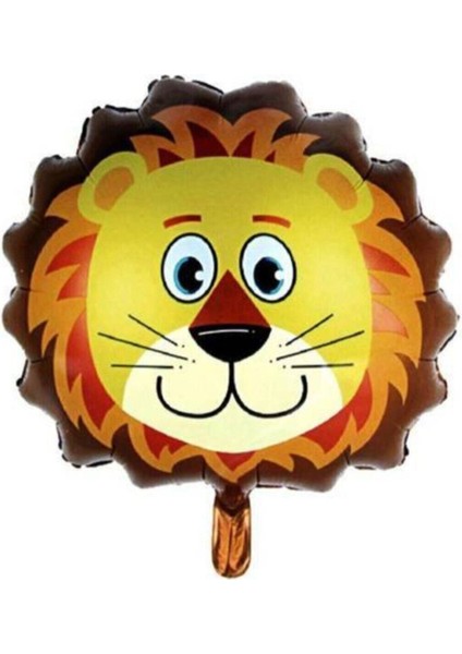 Safari Balon Konsept Happy Bırthday Balon 4 Adet Safari Folyo Balon