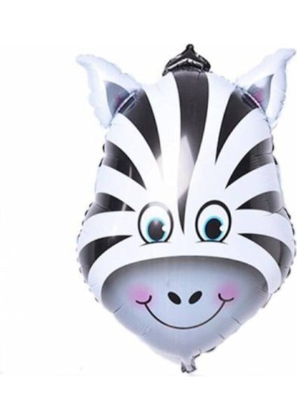 Safari Balon Konsept Happy Bırthday Balon 4 Adet Safari Folyo Balon