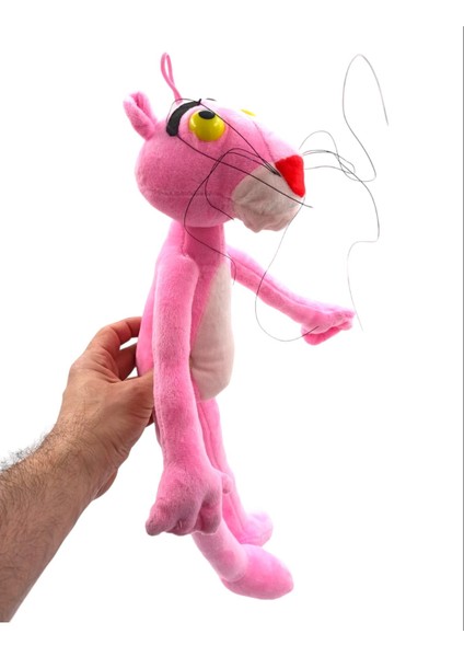 Peluş Pembe Panter Büyük Boy Sevimli Pembe Panter Peluş 55CM. fırsatları