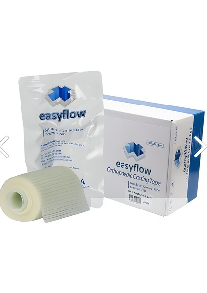 Easyflow Amerikan Sentetik Alçı Sargı 5 inc x 4 Yds 12,5 cm x 3.6 m 10 Adet