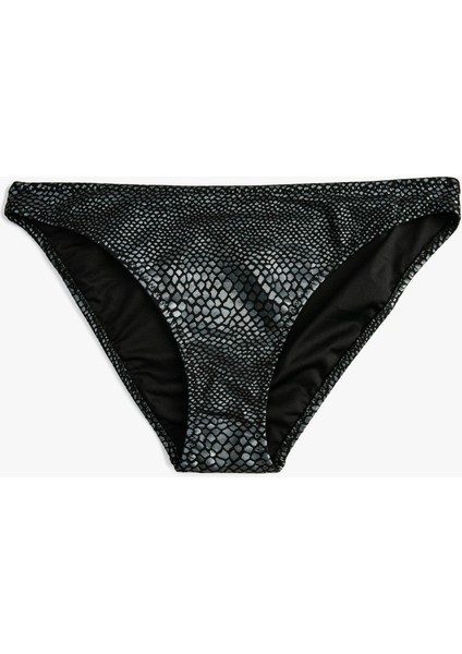 Bikini Altı Normal Bel Jakarlı Baskılı