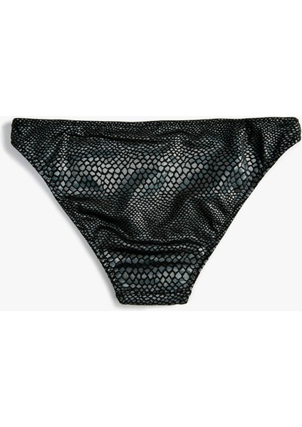 Bikini Altı Normal Bel Jakarlı Baskılı