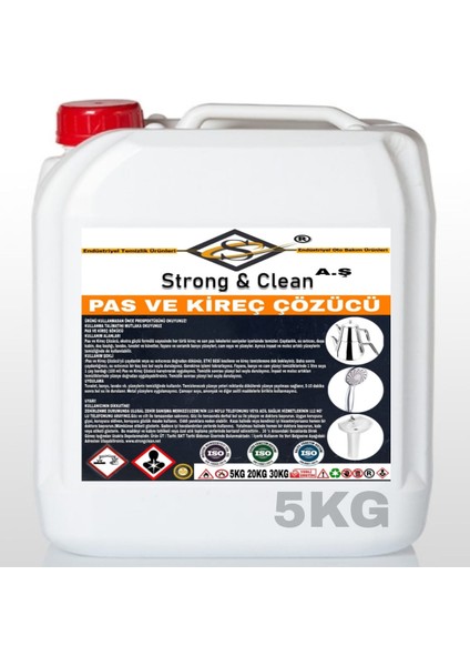 Kireç ve Pas Çözücü 5 kg