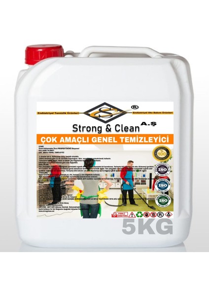 Çok Amaçlı Genel Temizleyici Aspirix 5kg