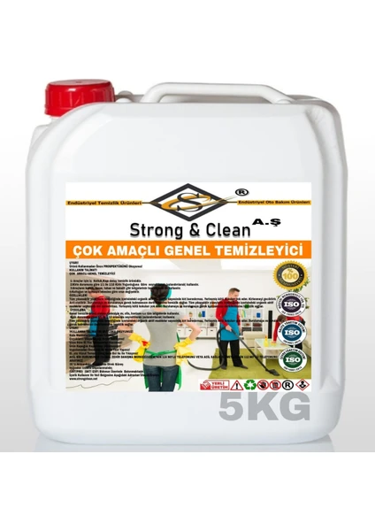 Strong & Clean Çok Amaçlı Genel Temizleyici Aspirix 5kg